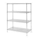 Vogue 4 Tier Wire Shelving Kit 1525x610mm U258