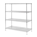 Vogue 4 Tier Wire Shelving Kit 1830x610mm U259