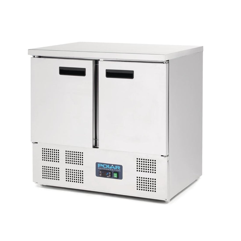 Polar G-Series Double Door Counter Fridge 240Ltr