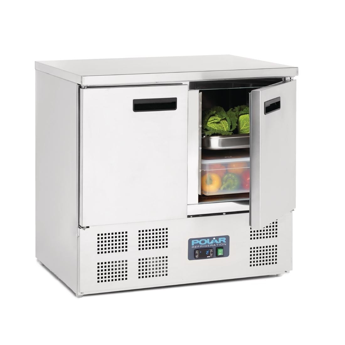 Polar G-Series Double Door Counter Fridge 240Ltr U636-A
