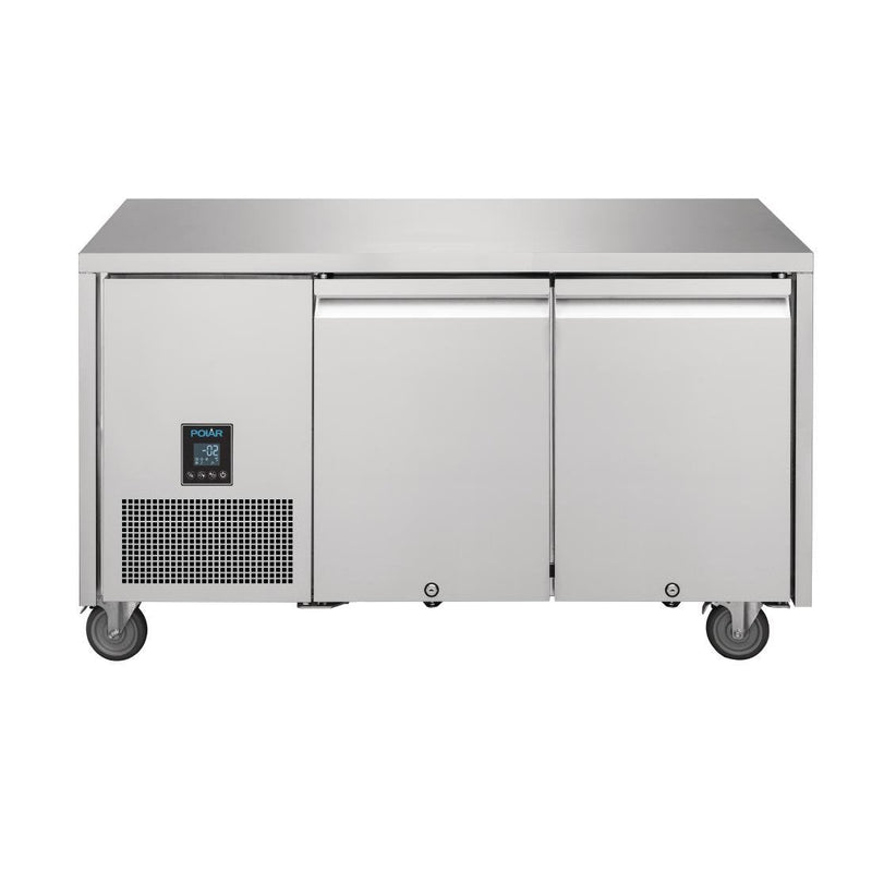 Polar U-Series Premium Double Door Counter Fridge 267Ltr