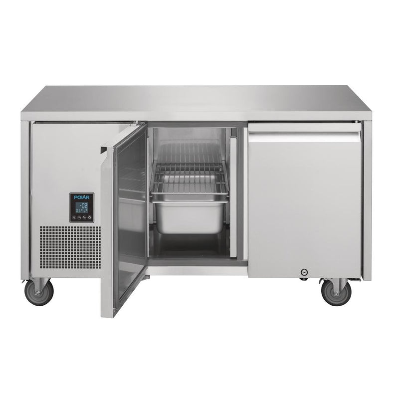 Polar U-Series Premium Double Door Counter Fridge 267Ltr