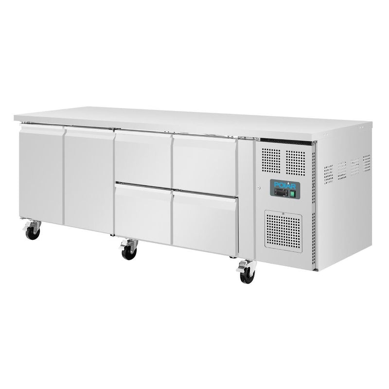 Polar U-series Counters 4 drawers/2 doors