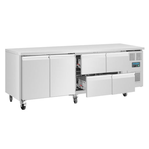 Polar U-series Counters 4 drawers/2 doors