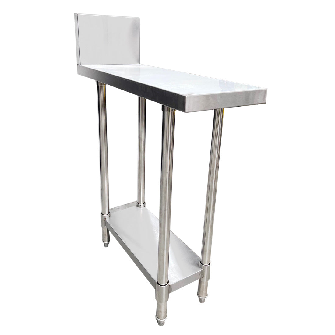 Modular Systems Stainless Steel Kitchen Infill Bench With Splashback W