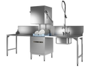 Hobart Ecomax Single Phase Hood Type Dish & Glasswasher - 604