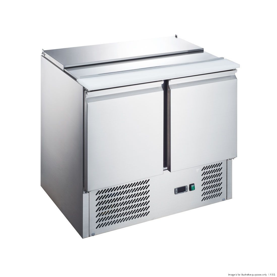 Thermaster Fed-X Two Door Salad Prep Fridge – XGNS900S