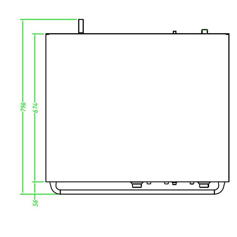 ConvectMax Heavy Duty Stainless Steel 240V/15A Convection Oven YXD-8A-3E